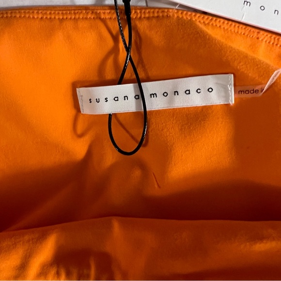 Susana Monaco Essential Crop Tube Top & Slim Miniskirt Set Extra Large Popsicle - Picture 7 of 14